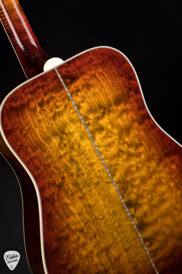 Gibson Custom Shop PSL Doves in Flight Quilt Wildfire Burst 4.13 #22054027 Acoustic Guitar