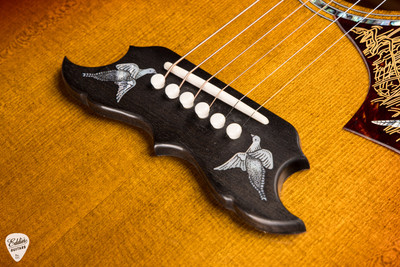 Gibson Custom Shop PSL Doves in Flight Quilt Wildfire Burst 4.13 #22054027 Acoustic Guitar