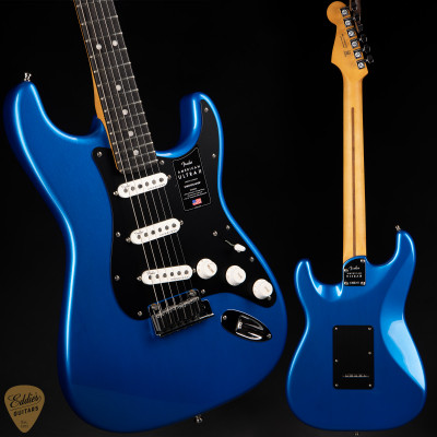Fender American Ultra II Stratocaster Noble Blue Electric Guitar