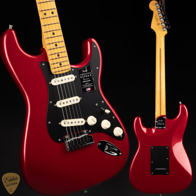 Fender American Ultra II Stratocaster - Sinister Red - Eddie's Guitars