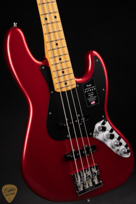 Fender　USA　AMERICAN　ULTRAⅡ　PJ Fender American Ultra II Jazz Bass - Sinister Red - Eddie's Guitars