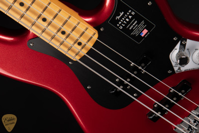 Fender American Ultra II Jazz Bass Sinister Red bass guitar