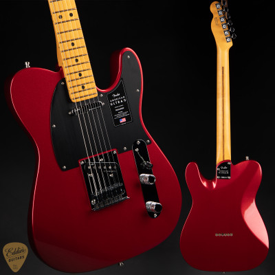 Fender American Ultra II Telecaster Electric Guitar in Sinister Red