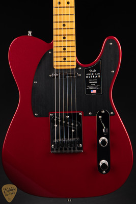 Fender American Ultra II Telecaster Electric Guitar in Sinister Red