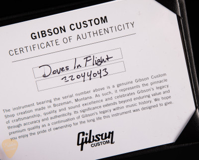 Gibson Custom Shop PSL Doves in Flight Quilt Wildfire Burst Acoustic Guitar