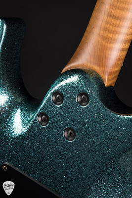 Suhr Modern Roasted Electric Guitar in Aqua Green Metallic Sparkle