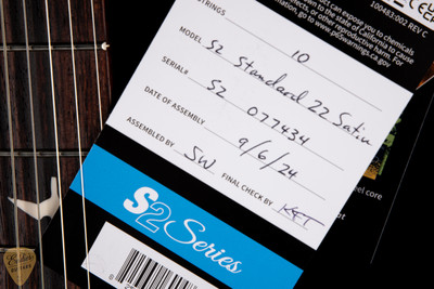 Paul Reed Smith S2 Standard 22 Electric Guitar in Satin Nitro Charcoal