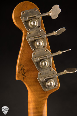 Fender Custom Shop 1964 Jazz Bass Heavy Relic P/J Orange Sparkle bass guitar