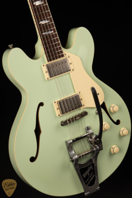 Collings I-35 LC Deluxe Aged Custom Inlay Seafoam Green electric guitar