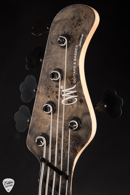 Mayones Jabba Custom EP VF 5 Transparent Black Satin bass guitar