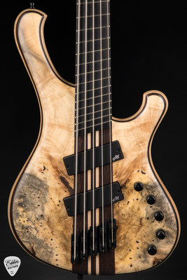 Mayones Viking 5 VF Transparent Natural Satin bass guitar