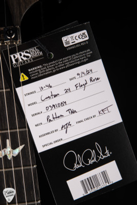 Paul Reed Smith (PRS) Custom 24 Floyd Gray Black electric guitar