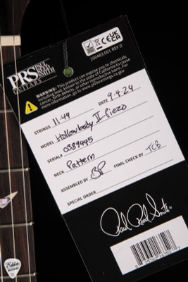 Paul Reed Smith Hollowbody II Piezo Charcoal electric guitar