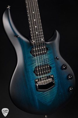 Ernie Ball Music Man Majesty Electric Guitar in Blue Silk