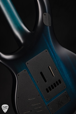 Ernie Ball Music Man Majesty Electric Guitar in Blue Silk