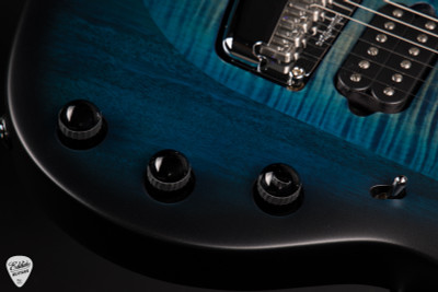 Ernie Ball Music Man Majesty Electric Guitar in Blue Silk