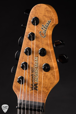 Ernie Ball Music Man Jason Richardson 7-String Cutlass Electric Guitar in Kokiri Green