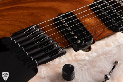 Strandberg Boden J Artisan 7 Koa Natural White Resin Electric Guitar