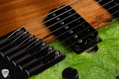 Strandberg Boden J Artisan 7 Koa Natural Green Resin Electric Guitar