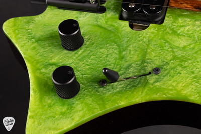 Strandberg Boden J Artisan 7 Koa Natural Green Resin Electric Guitar