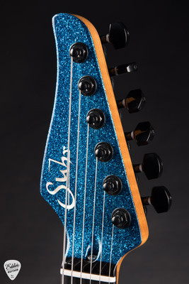 Suhr Modern Roasted Blue Sparkle electric guitar