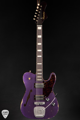 Castedosa Marianna Semi-Hollow - Aged Purple Metallic - Eddie's