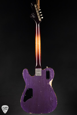 Castedosa Marianna Semi-Hollow - Aged Purple Metallic - Eddie's