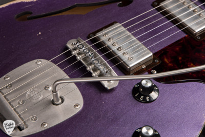 Castedosa Marianna Semi-Hollow Aged Purple Metallic electric guitar