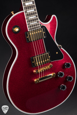 Gibson Custom Shop PSL Les Paul Custom Gloss Wine Red Sparkle 10.0