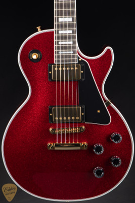 Gibson Custom Shop PSL Les Paul Custom Gloss Wine Red Sparkle electric guitar
