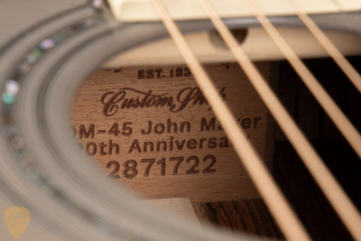 Martin Limited Edition OM-45 John Mayer 20th Anniversary #150 Acoustic Guitar in Platinum Gray Burst