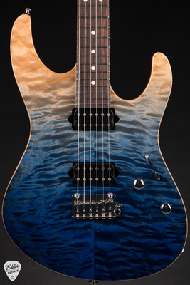 Suhr Modern Limited Edition Set Neck Custom Blue Fade Electric Guitar