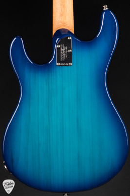 Ernie Ball Music Man Steve Morse Signature Morse Blue Burst Electric Guitar