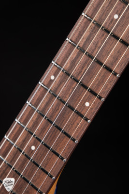 Ernie Ball Music Man Steve Morse Signature - Morse Blue Burst