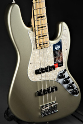 Fender American Elite Jazz Bass - Champagne #US17086260 - Eddie's