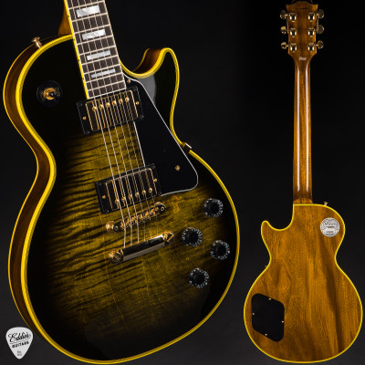 Gibson Custom Shop Made 2 Measure Les Paul Custom Figured Yellow Widow electric guitar