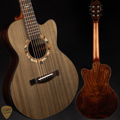 Jeff Jewitt 00-14c - Dark Forest Ancient Cypress & Figured Indian