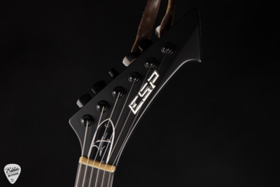 ESP James Hetfield Vulture Electric Guitar in Black Satin