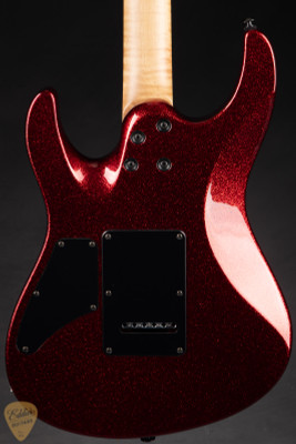 Suhr Eddie’s Guitars Exclusive Roasted Modern Red Sparkle electric guitar