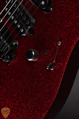 Suhr Eddie’s Guitars Exclusive Roasted Modern Red Sparkle electric guitar