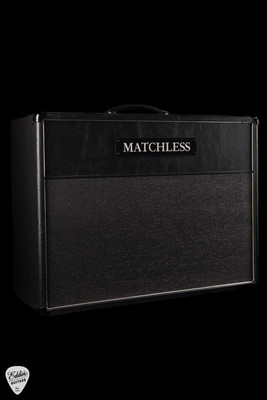Matchless ESD 2×12 Cabinet Black/Silver guitar cabinet