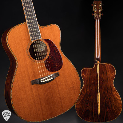 Used - Bourgeois JOMC-T Fingerstyle Custom - Redwood & Cocobolo (2017) Acoustic Guitar