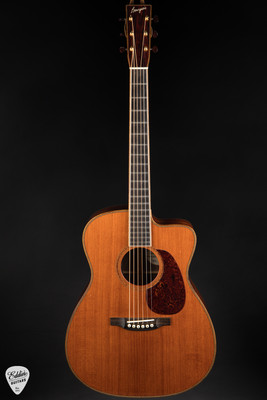 Used - Bourgeois JOMC-T Fingerstyle Custom - Redwood & Cocobolo (2017) Acoustic Guitar