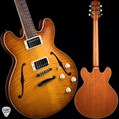 Collings I-35 Deluxe/Throbaks Iced Tea Sunburst electric guitar