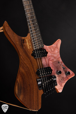Strandberg Boden J Artisan 6T Natural Koa Pink Resin electric guitar