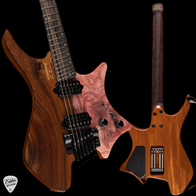 Strandberg Boden J Artisan 6T Natural Koa Pink Resin electric guitar