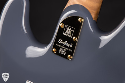 Ernie Ball Music Man Stingray II Cory Wong Signature Electric Guitar in Charcoal Blue