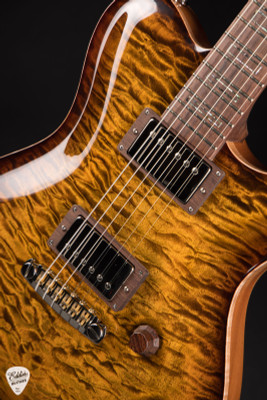 Nik Huber Dolphin II Electric Guitar in Tiger Eye Burst