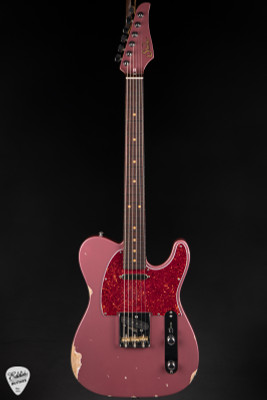 Suhr Eddie's Guitars Exclusive Roasted Classic T Antique Electric Guitar in Burgundy Mist