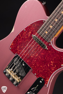 Suhr Eddie's Guitars Exclusive Roasted Classic T Antique Electric Guitar in Burgundy Mist